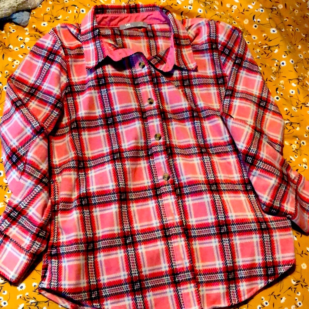 Lee Riders Flannel Shirt Fleece